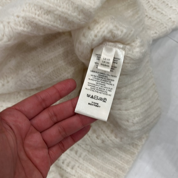 NWOT FREE PEOPLE Carter Pullover Sweater in Ivory Size XS - Picture 13 of 15